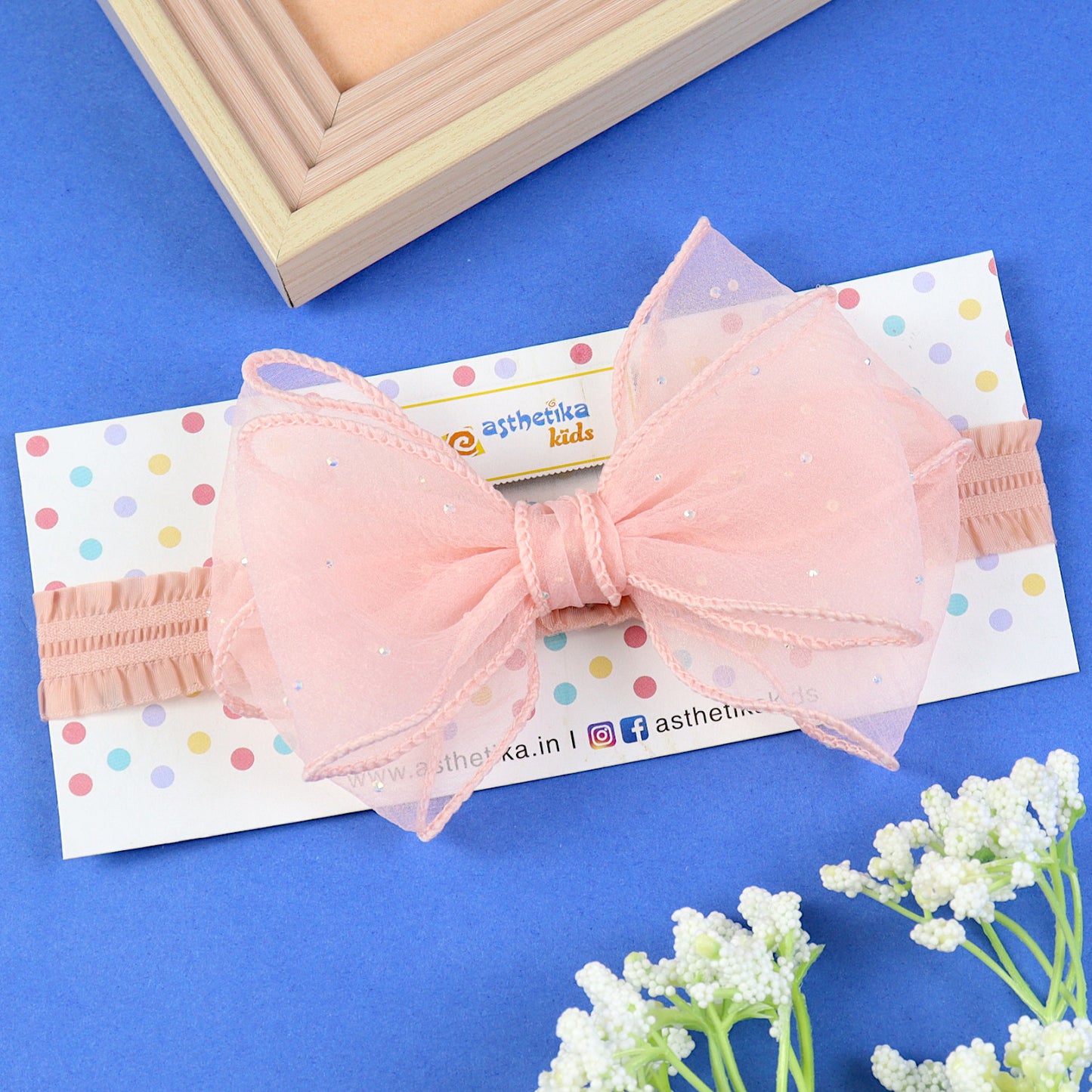 Organza Bow Headband