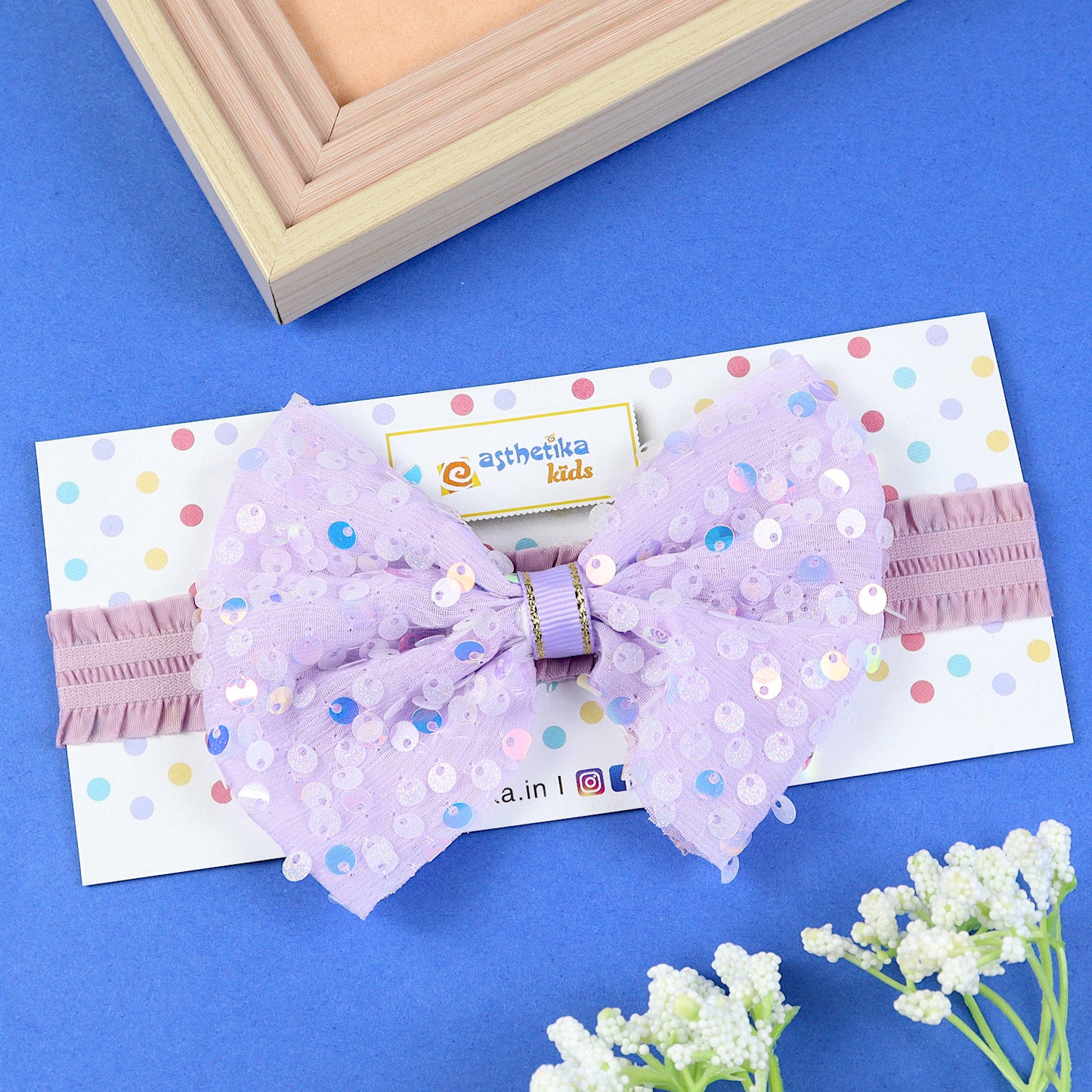 Glitter Bow Headband