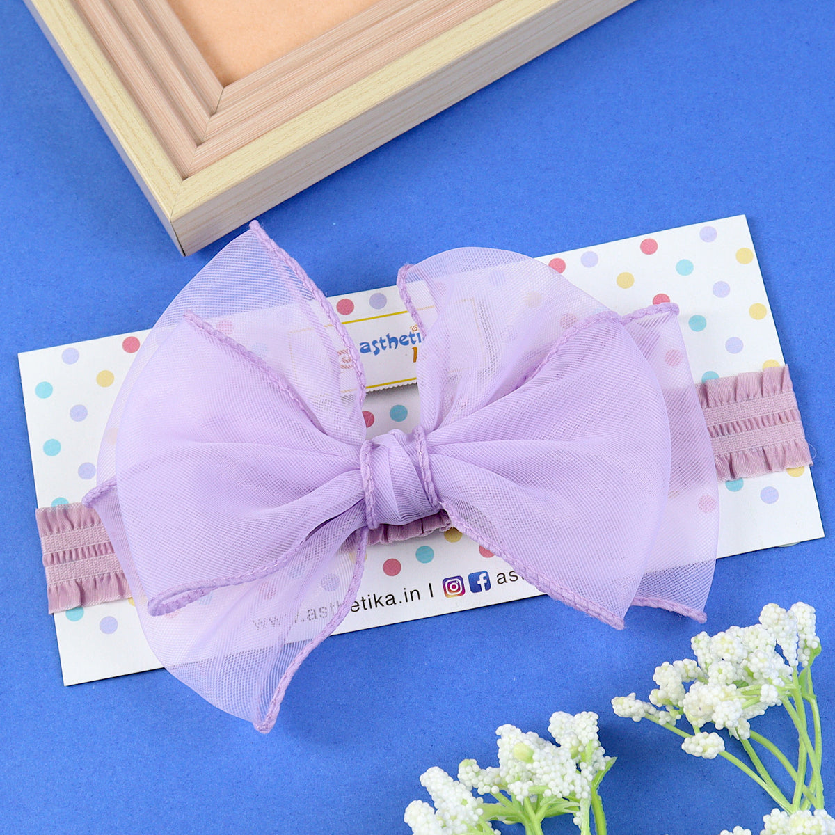 Organza Bow Headband