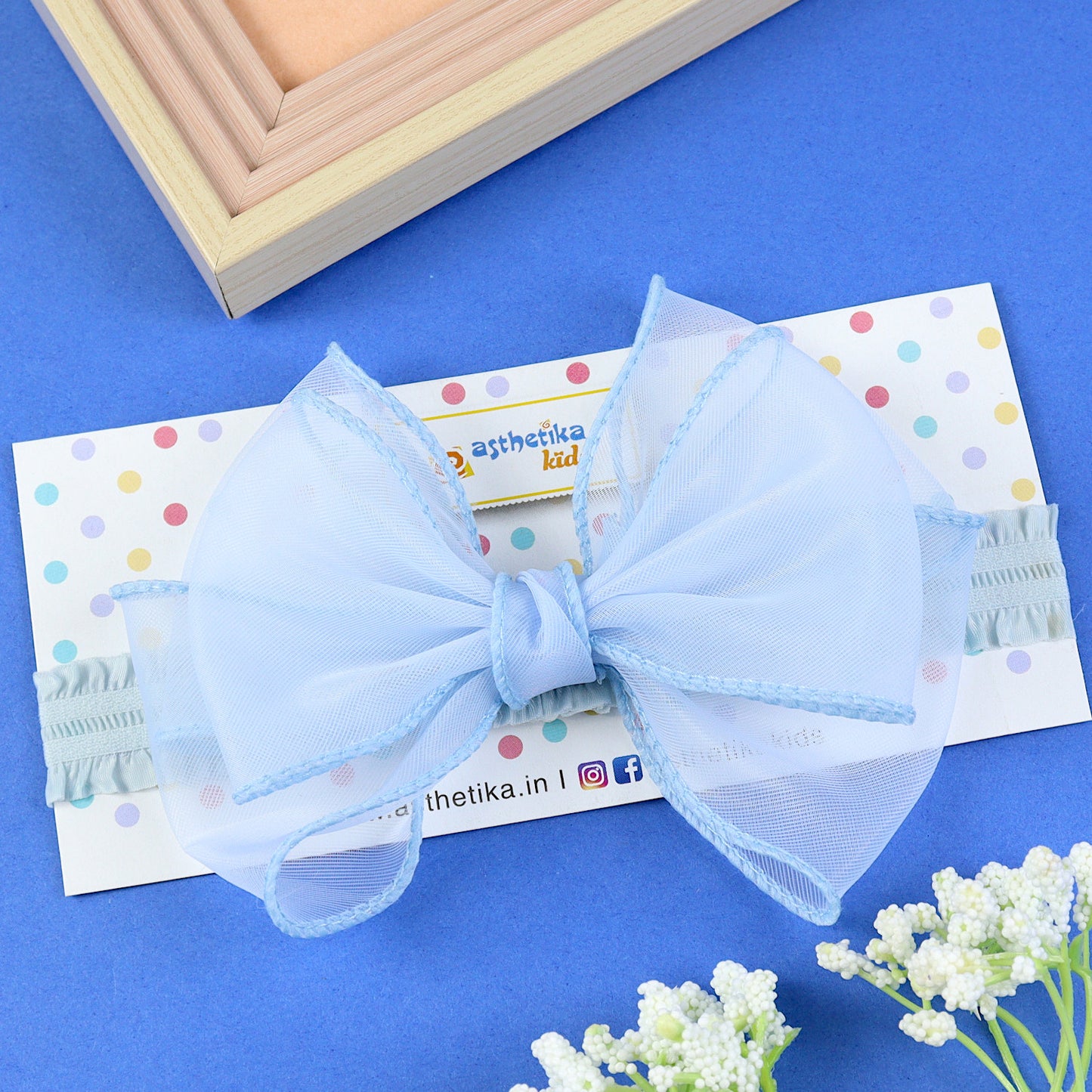 Organza Bow Headband
