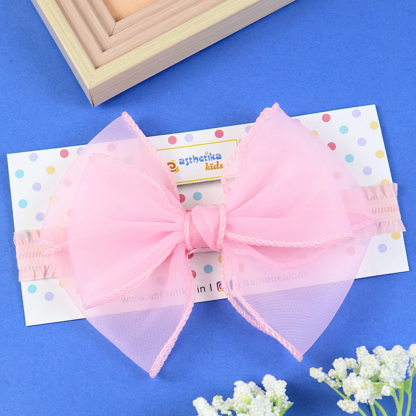 Organza Bow Headband