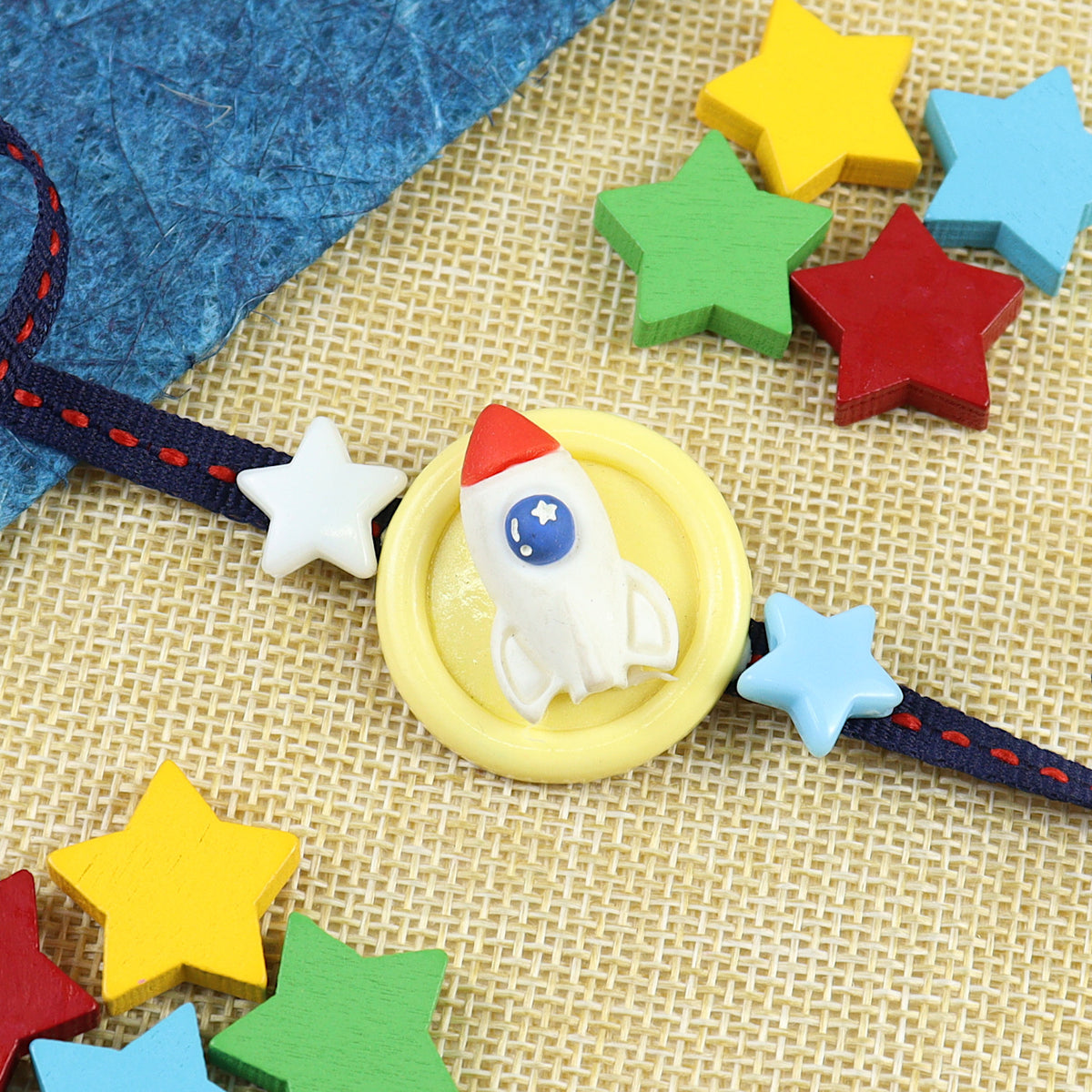 Set of 2 Astronaut Rocket Kids Rakhi