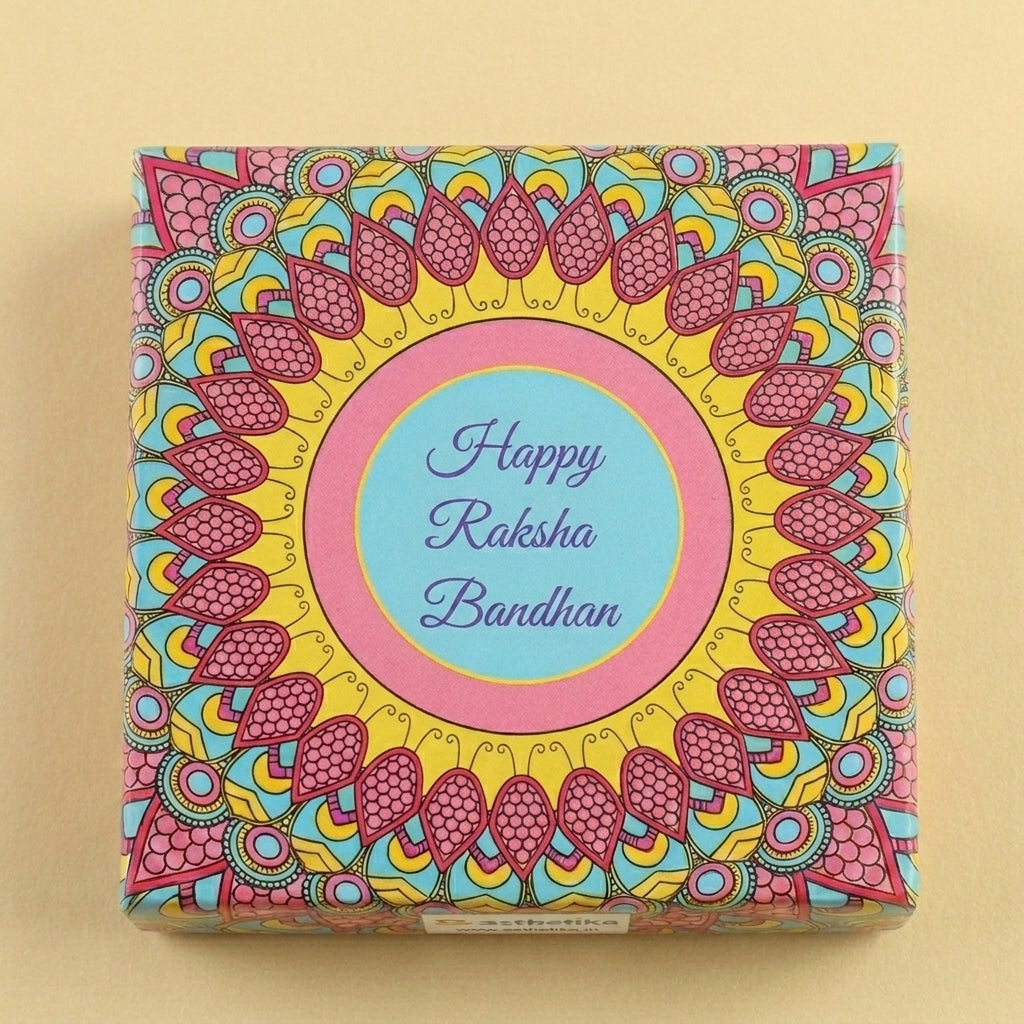 Evil Eye Bracelet Rakhi Set for Bhai Bhabhi