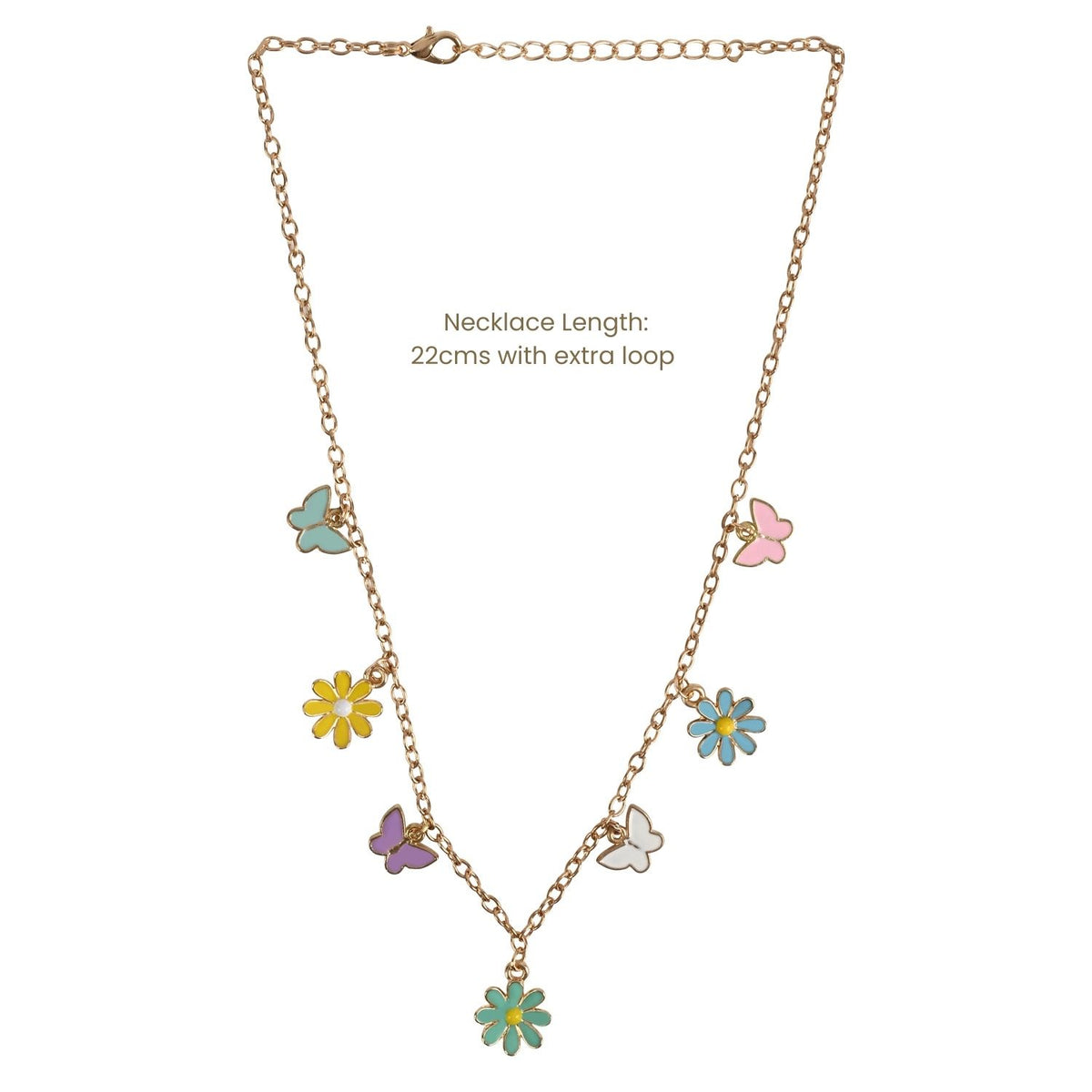 Charm Floral Necklace Gift Set for Sister