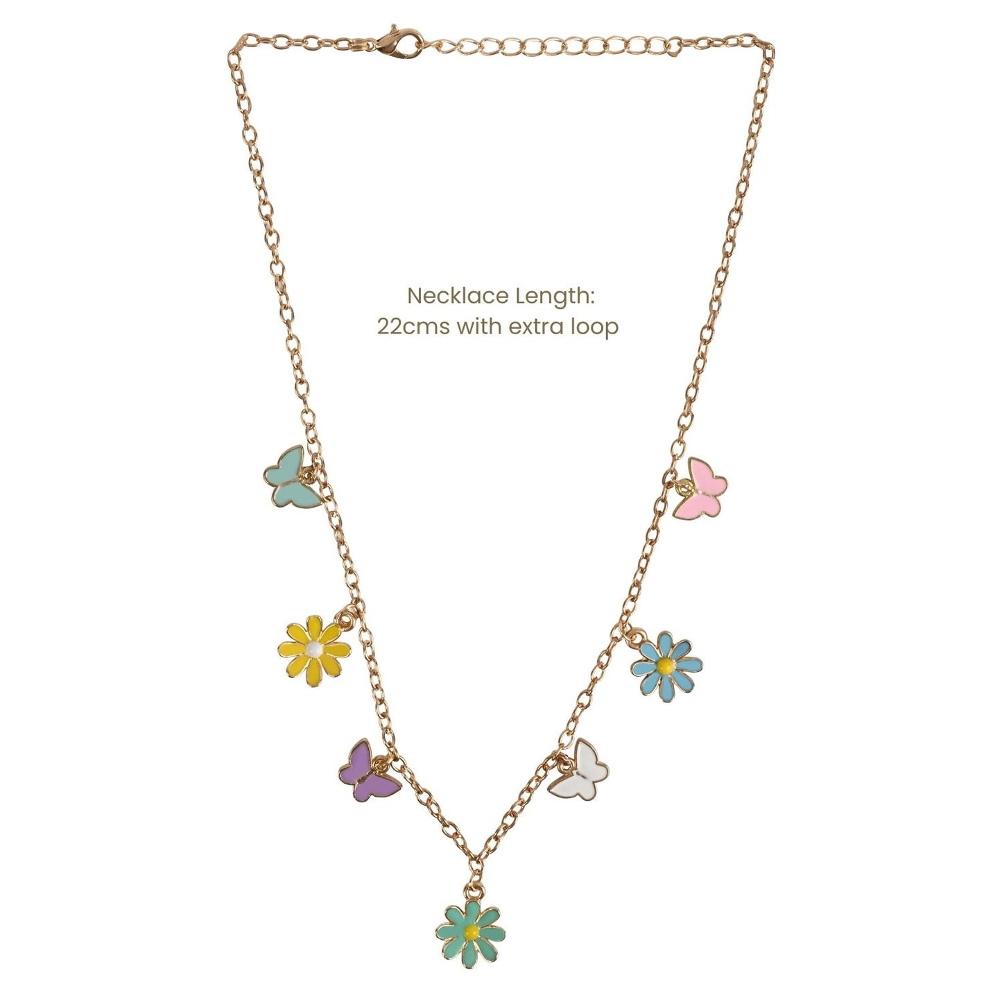 Charm Floral Necklace Gift Set for Sister