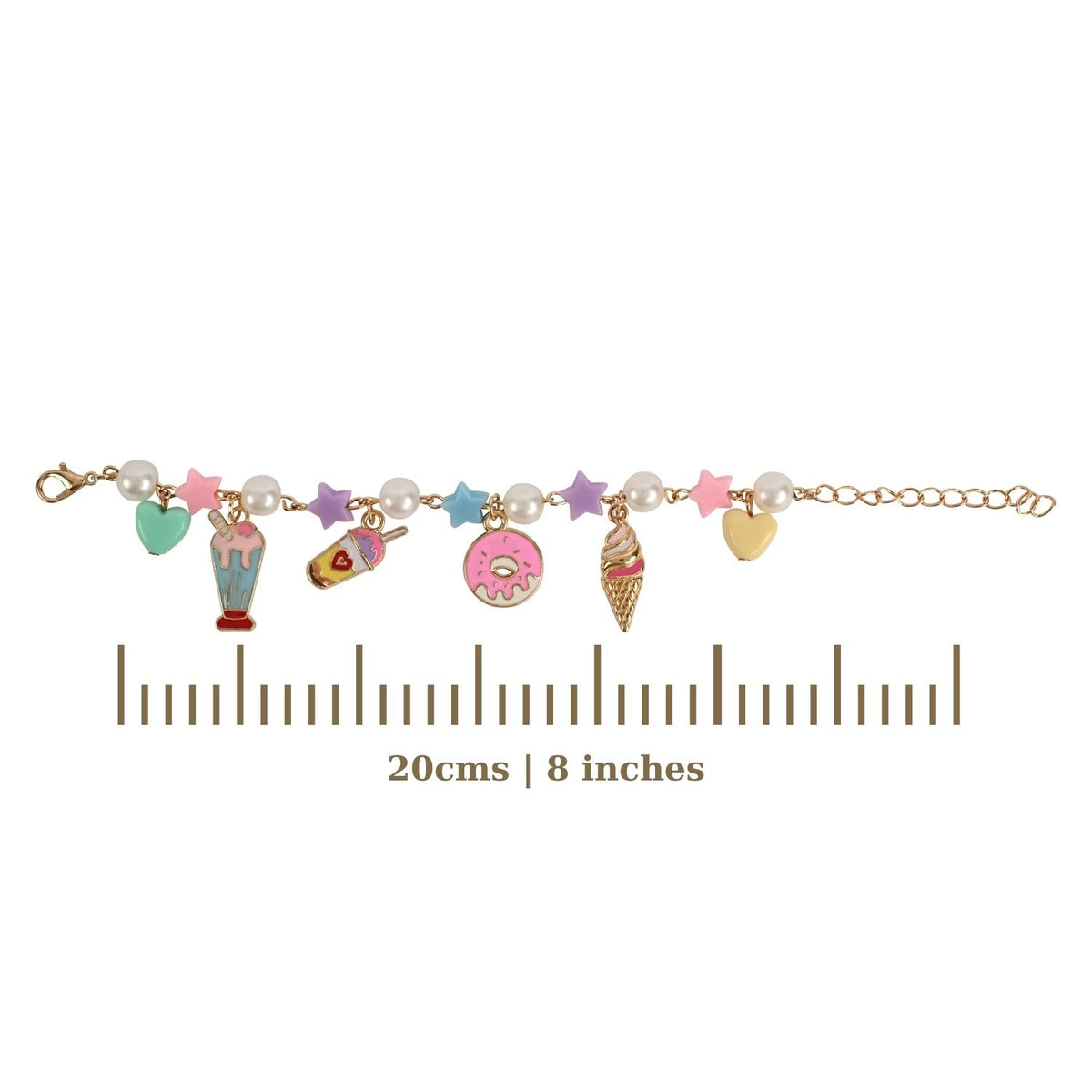 Multi-Charm Bracelet Rakhi for Girls
