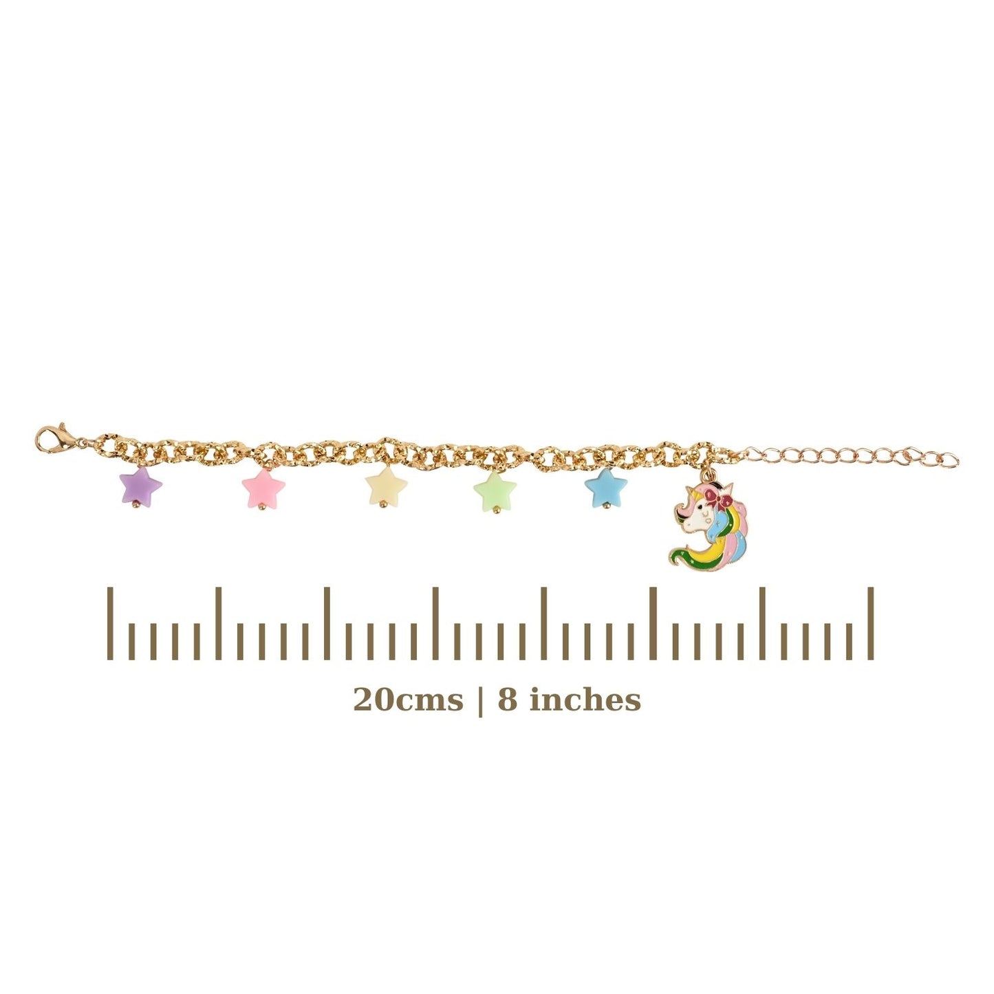 Unicorn Star Girls Bracelet Rakhi