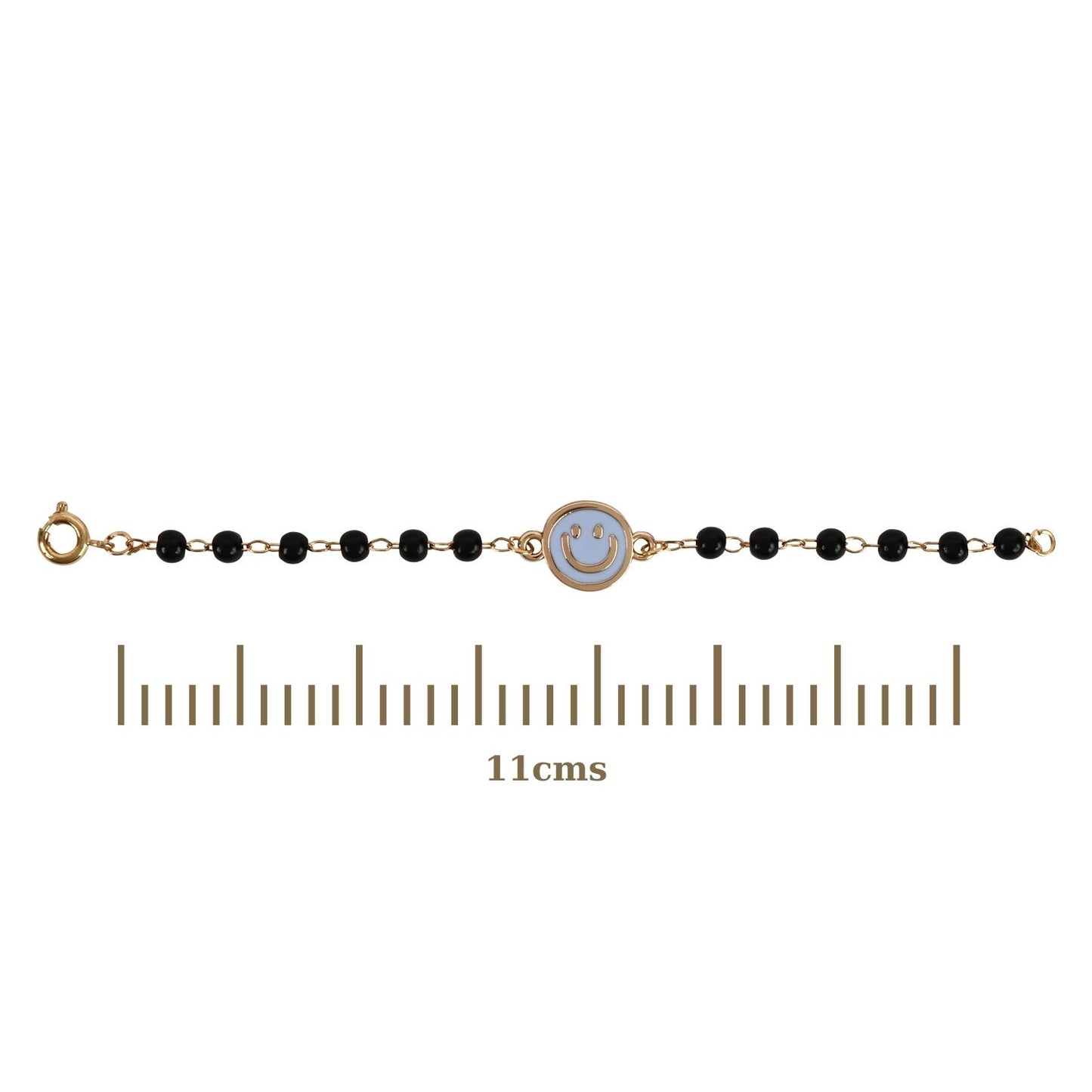 Smiley Charm Nazariya Girls Bracelet Rakhi
