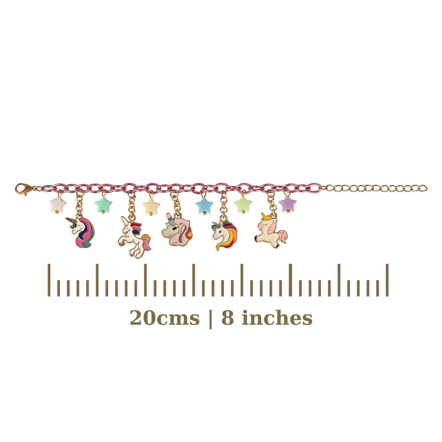Unicorn Multi-Charm Kids Bracelet