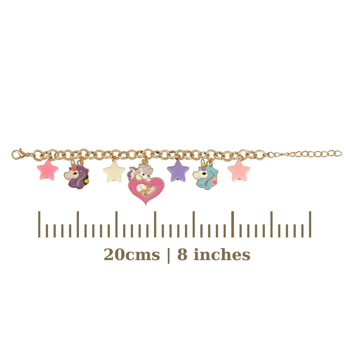 Unicorn Multi-Charm Kids Bracelet