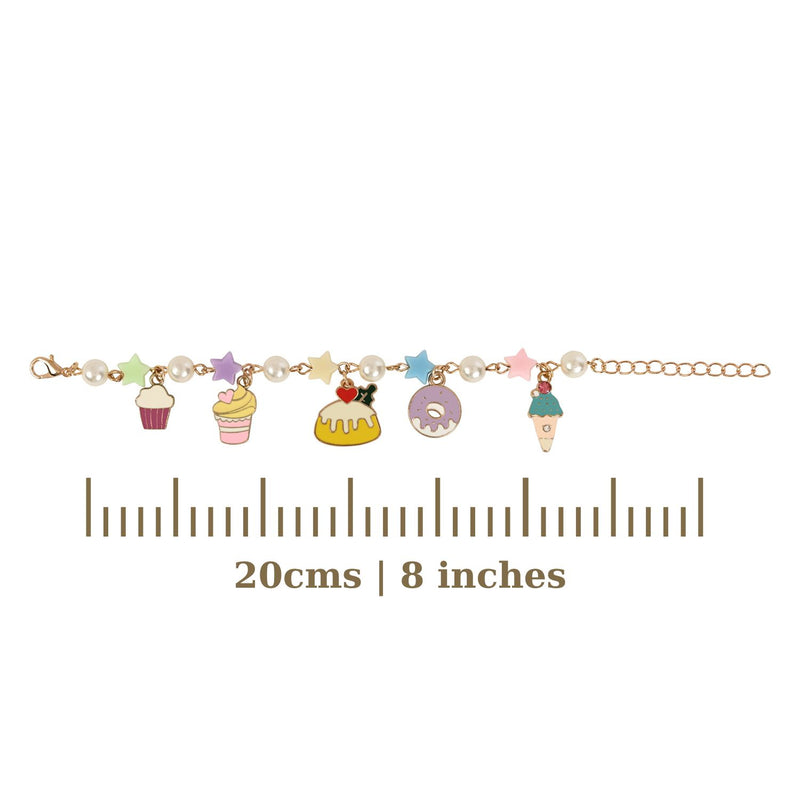 Cake Donut Multi-Charm Kids Bracelet