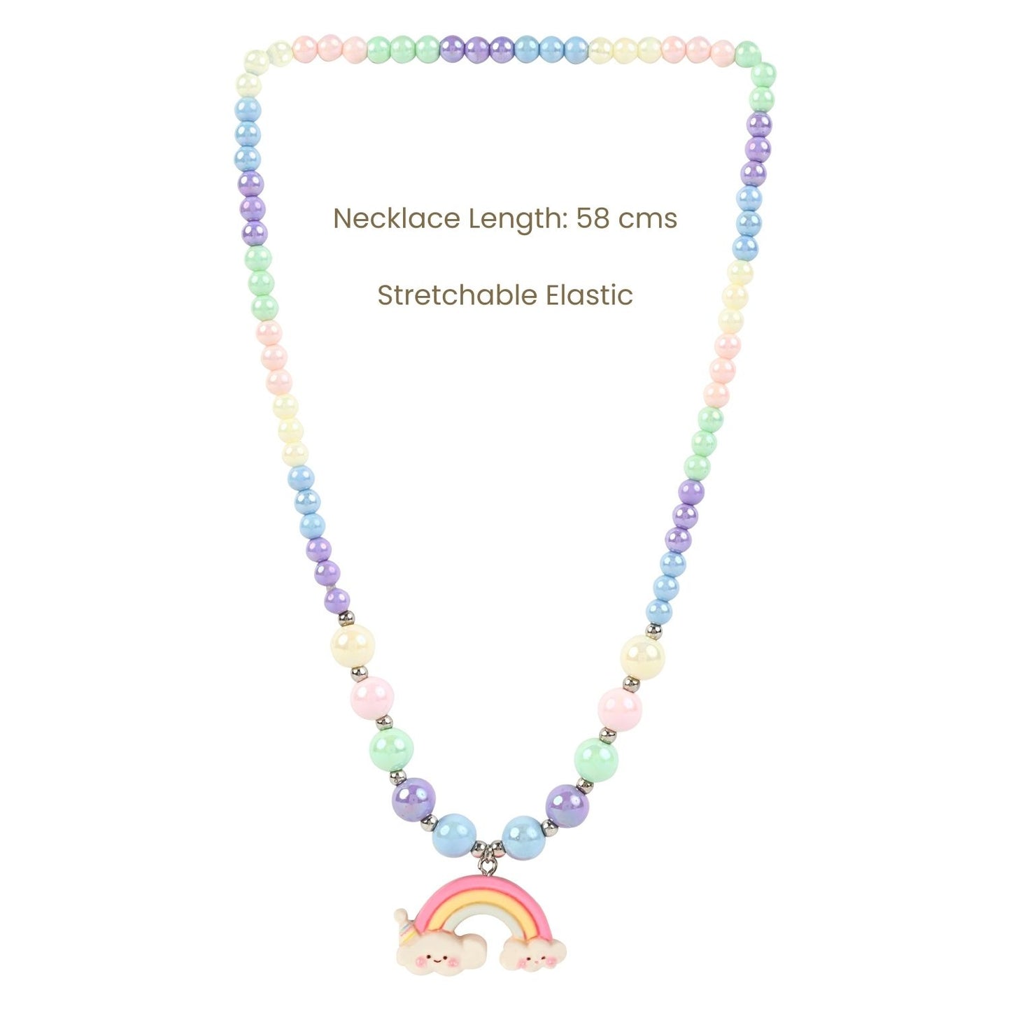 Rainbow Charm Kids Jewellery Set