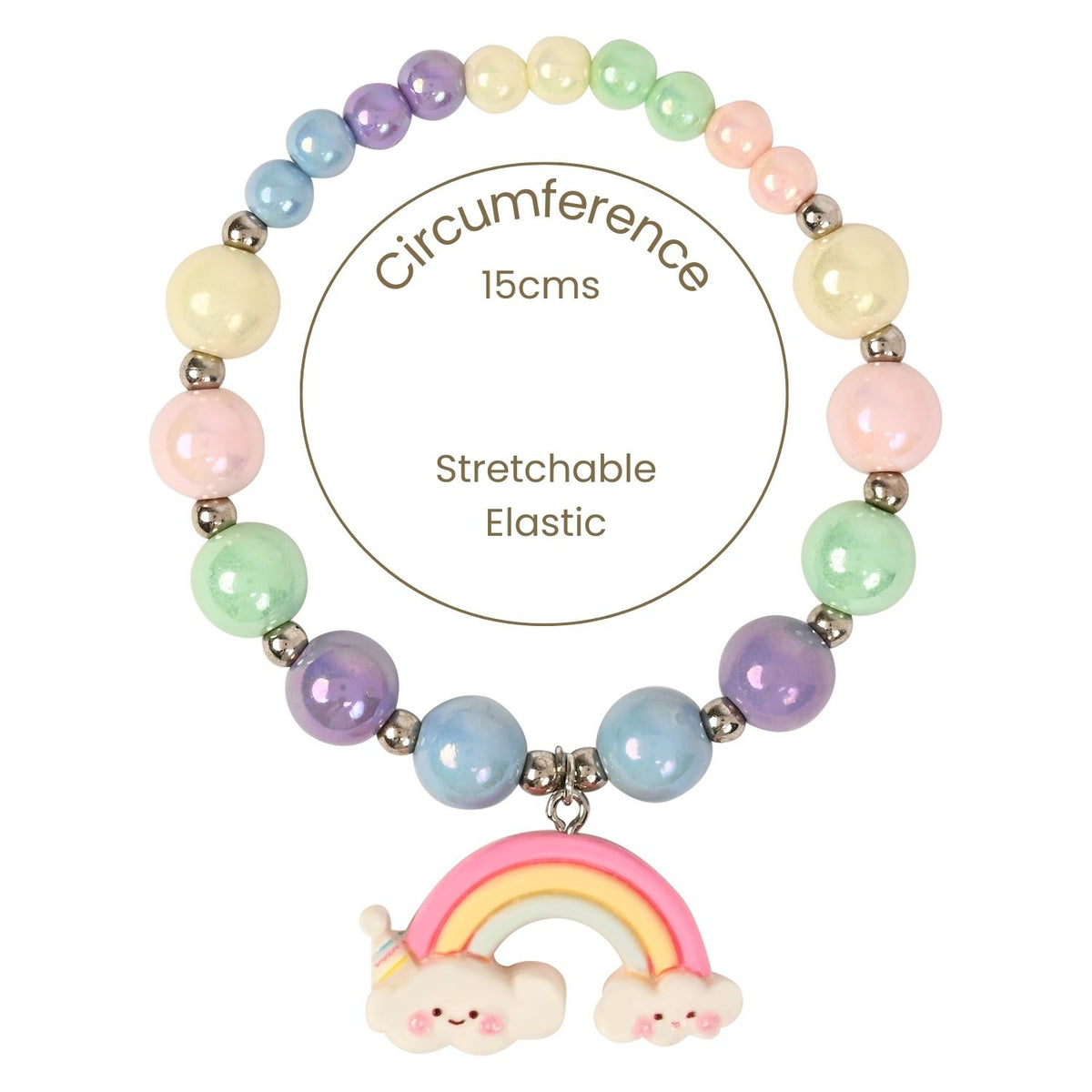 Rainbow Charm Kids Jewellery Set