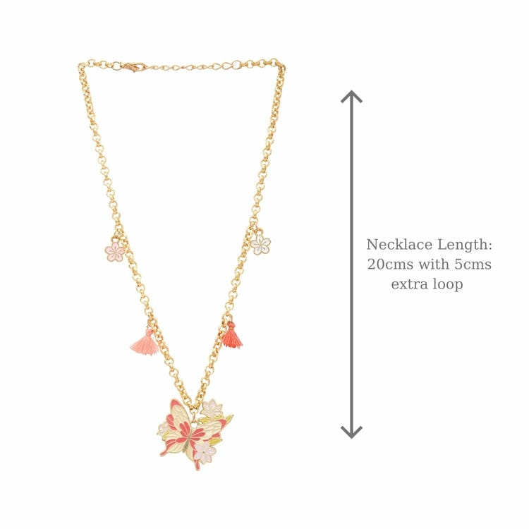 Butterfly Charm Chain Necklace