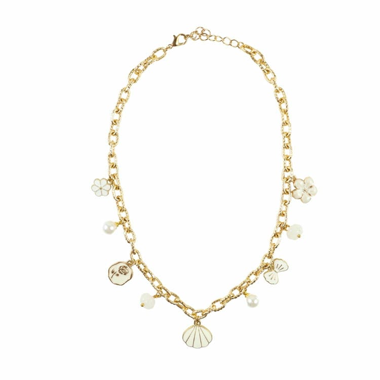Multi-Charm Chain Necklace