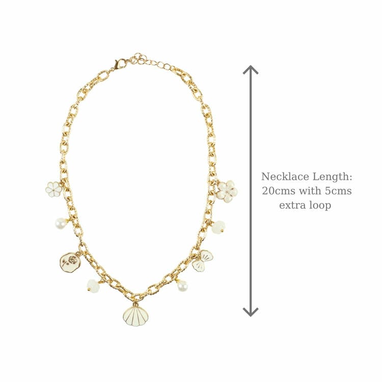 Multi-Charm Chain Necklace