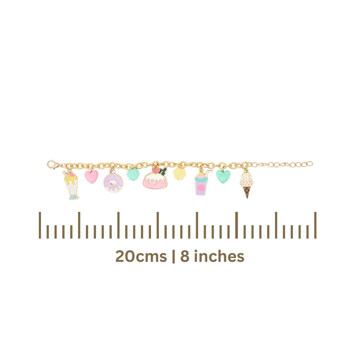 Multi-Charm Girls Bracelet Rakhi
