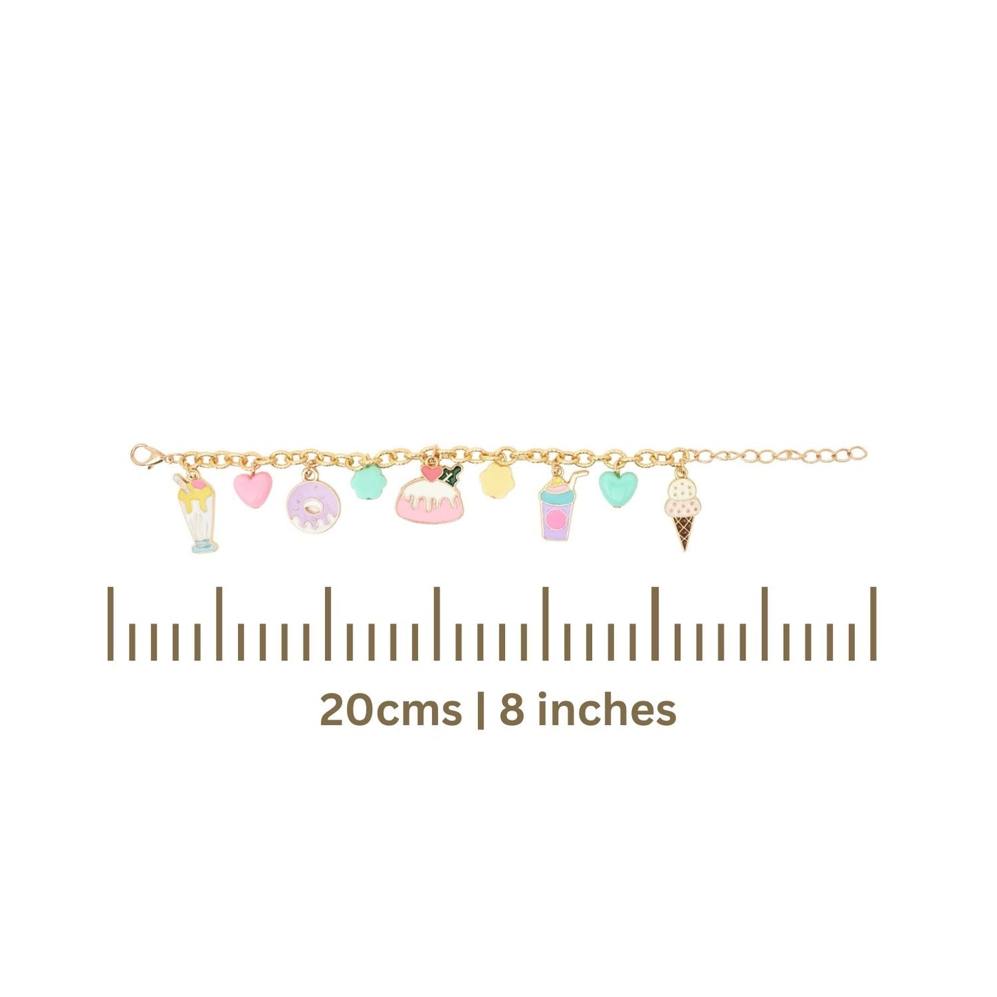 Multi-Charm Girls Bracelet Rakhi