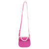 Pink Unicorn Sling Bag with Beaded Handle