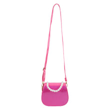 Load image into Gallery viewer, Pink Unicorn Sling Bag with Beaded Handle
