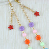Star Drops Colourful Mask Chain for Girls