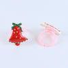 Christmas Finger Rings [Set of 2] - Red