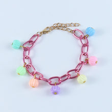 Load image into Gallery viewer, Candy Charm Necklace &amp; Bracelet Set - Pink
