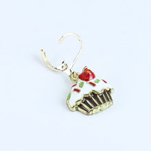 Load image into Gallery viewer, ac23-043-cupcake-charms-earrings-red
