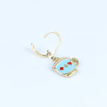 Load image into Gallery viewer, ac23-044-tea-cup-charms-earrings-blue-white
