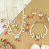 Explore exquisite ethnic jewelry for girls and add a touch of charm and elegance to their festive look. Shop for bracelets, necklace, earrings and jewellery sets. Light Weight. Comfort Fit. Value Buy. Product from Asthetika Kids. 