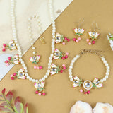 Explore exquisite ethnic jewelry for girls and add a touch of charm and elegance to their festive look. Shop for bracelets, necklace, earrings and jewellery sets. Light Weight. Comfort Fit. Value Buy. Product from Asthetika Kids. 
