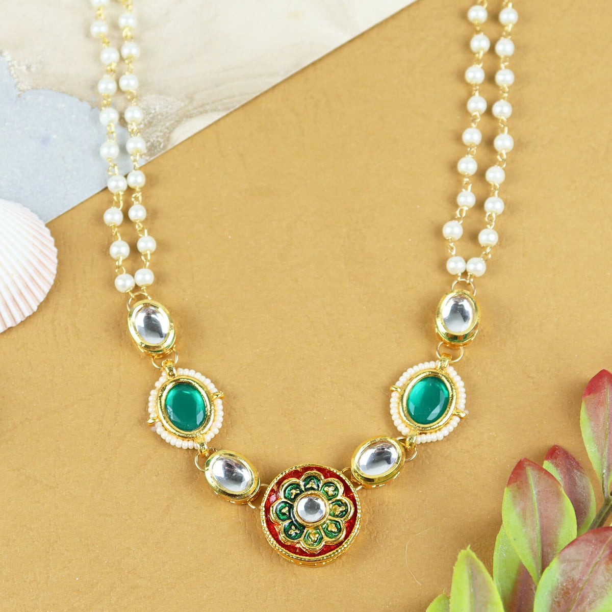 Explore exquisite ethnic jewelry for girls and add a touch of charm and elegance to their festive look. Shop for bracelets, necklace, earrings and jewellery sets. Light Weight. Comfort Fit. Value Buy. Product from Asthetika Kids. 