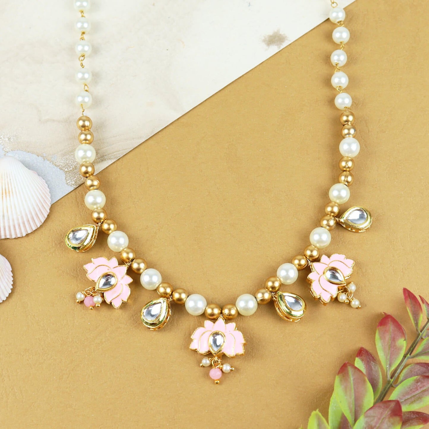 Explore exquisite ethnic jewelry for girls and add a touch of charm and elegance to their festive look. Shop for bracelets, necklace, earrings and jewellery sets. Light Weight. Comfort Fit. Value Buy. Product from Asthetika Kids. 