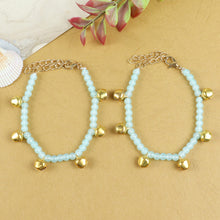 Load image into Gallery viewer, ac23-078-ghungroo-beaded-anklets-set-of-2-blue
