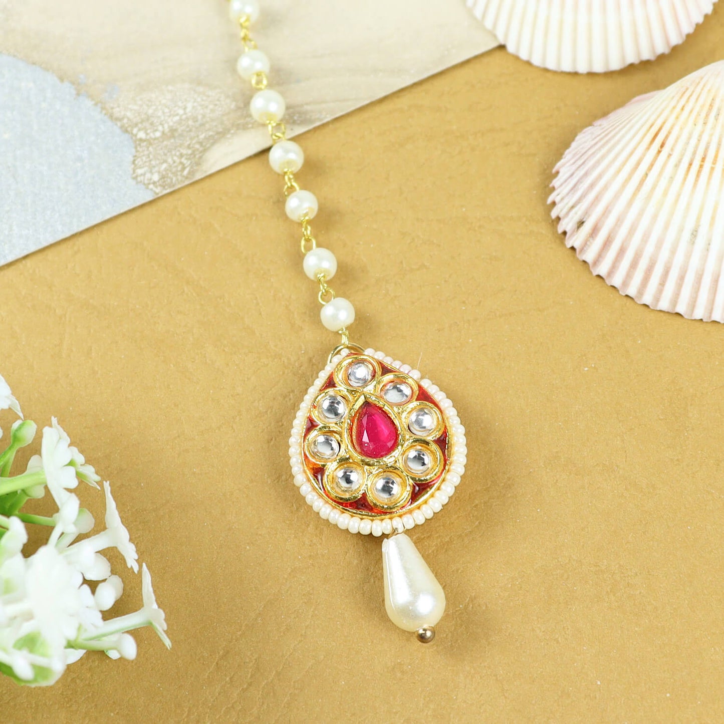 Explore exquisite ethnic jewelry for girls and add a touch of charm and elegance to their festive look. Shop for bracelets, necklace, earrings and jewellery sets. Light Weight. Comfort Fit. Value Buy. Product from Asthetika Kids. 