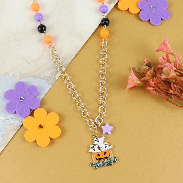 Halloween Pumpkin Necklace