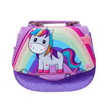 Load image into Gallery viewer, Purple Unicorn Sling Bag
