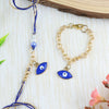 Evil Eye Watch Chain Rakhi Bhai Bhabhi Set