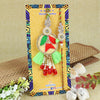 Floral Butti Bhaiya Bhabhi Rakhi Pair with Moti Tassels