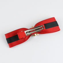 Load image into Gallery viewer, Fancy Charm Stone Red &amp; Black Hair Clip

