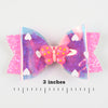 Butterfly Glitter Bow Hairclip - Pink