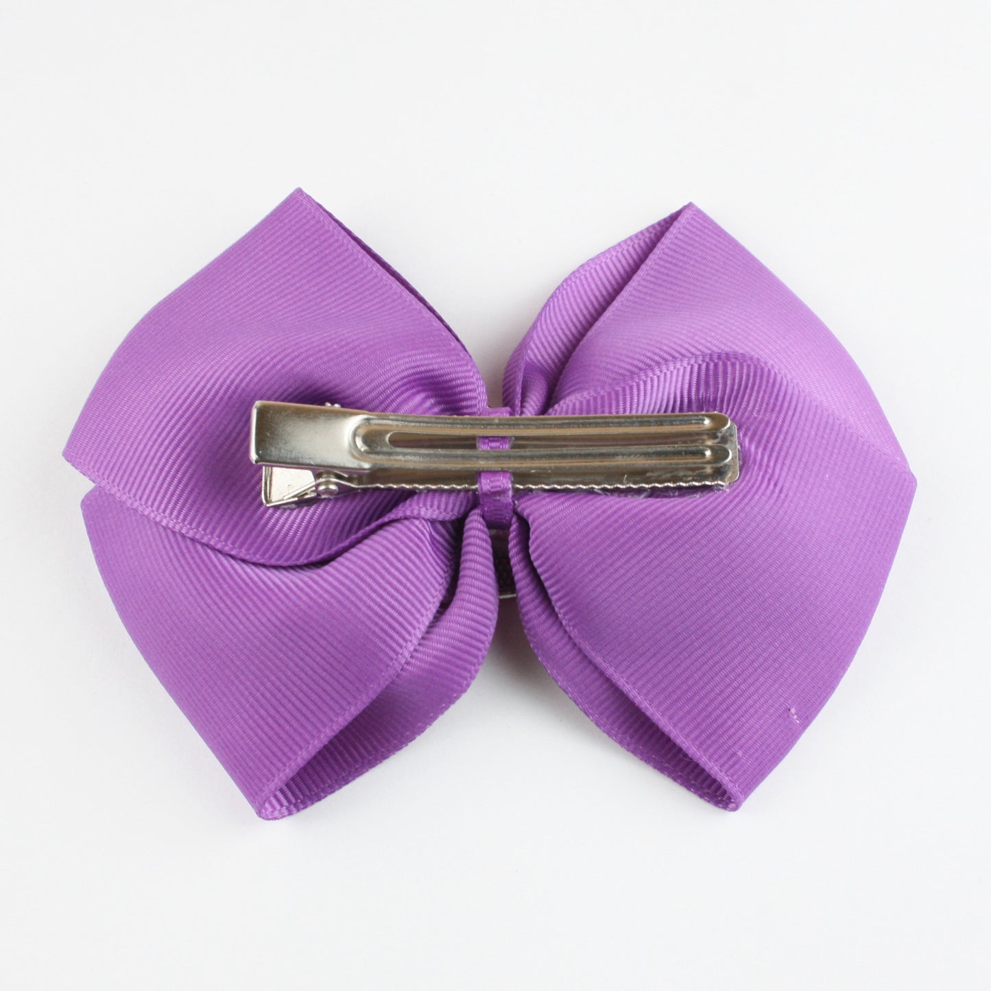 Purple Bow Jack O Lantern Halloween Hair Clip