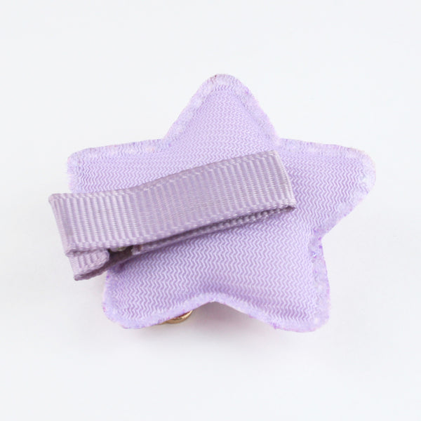 Purple Star Unicorn Charm Hair Clip
