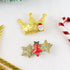 Christmas Hair Clips [Set of 2] - Gold