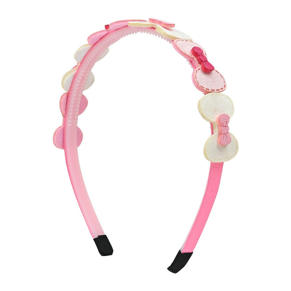 Multi-Bows Hair Band - Pink