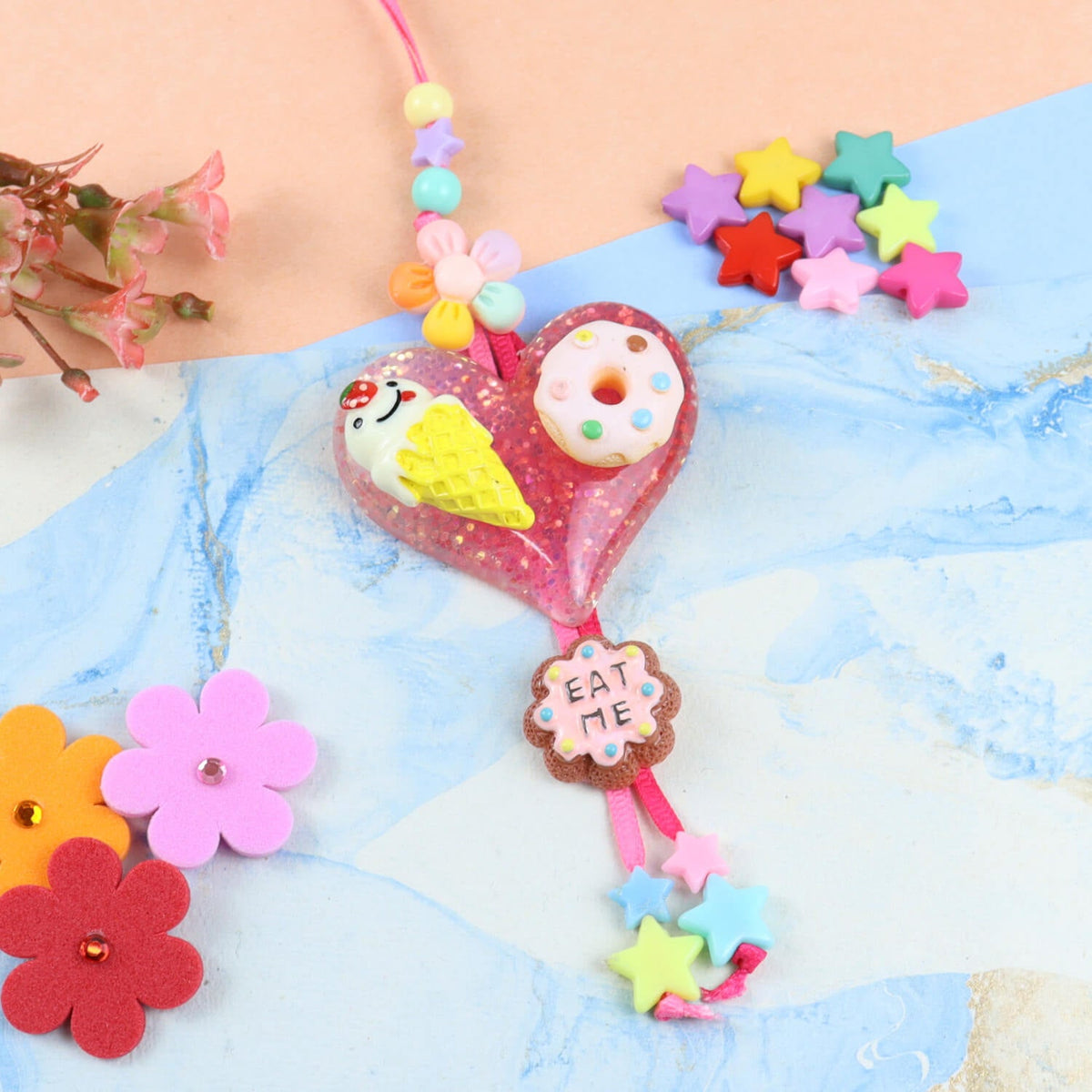 Eat Me Ice-Cream Donut Lumba Rakhi for Girls