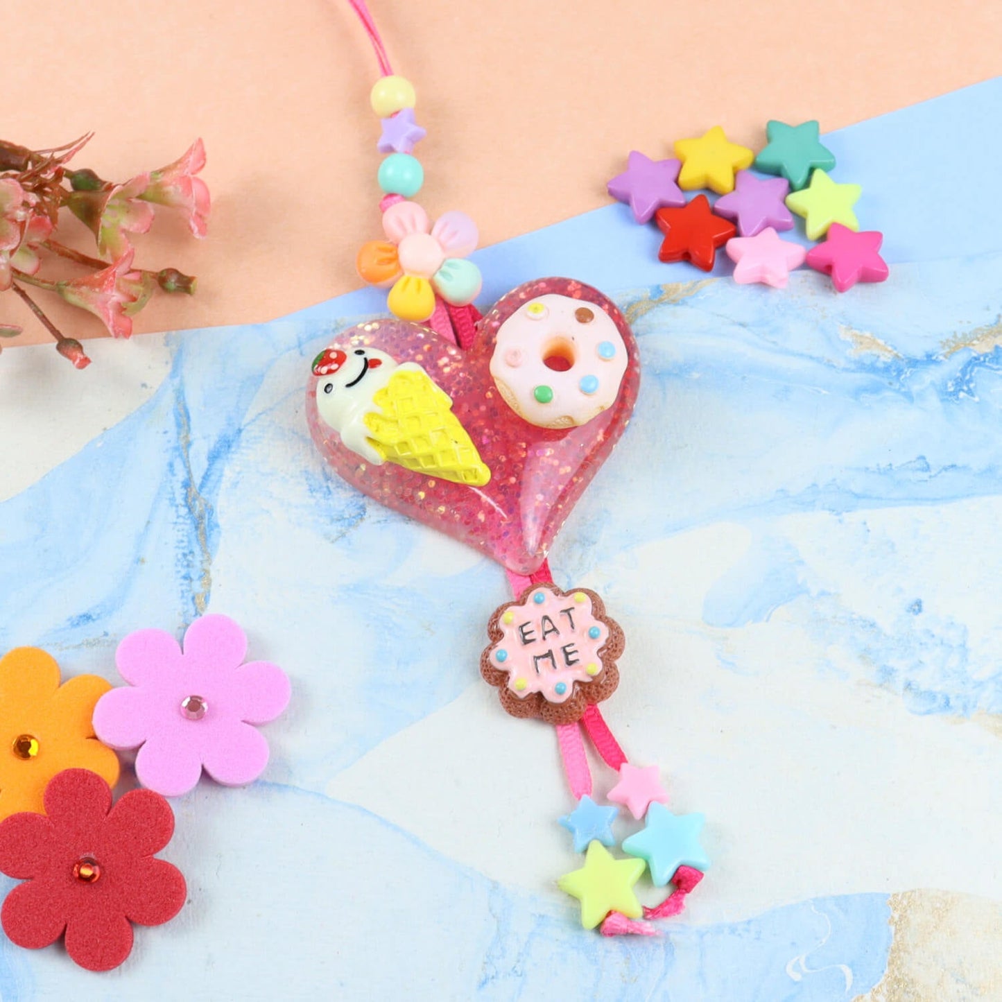 Eat Me Ice-Cream Donut Lumba Rakhi for Girls