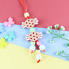 Chocolate Hair Clips Lumba Rakhi For Girls