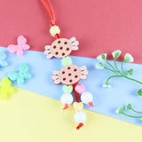 Chocolate Hair Clips Lumba Rakhi For Girls
