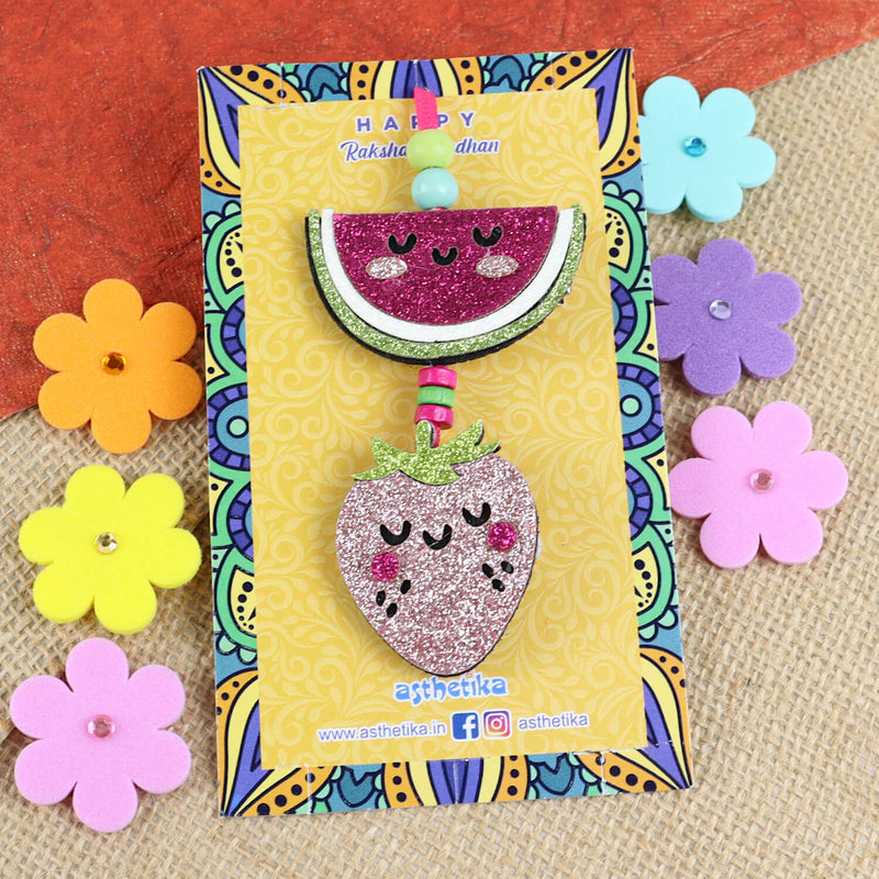 Sweet Melon Lumba Rakhi for Girls